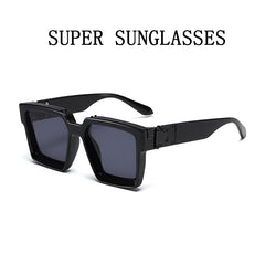 Vintage Luxury Millionaire Sunglasses for Men and Women Square Fashion Retro Trend Glasses