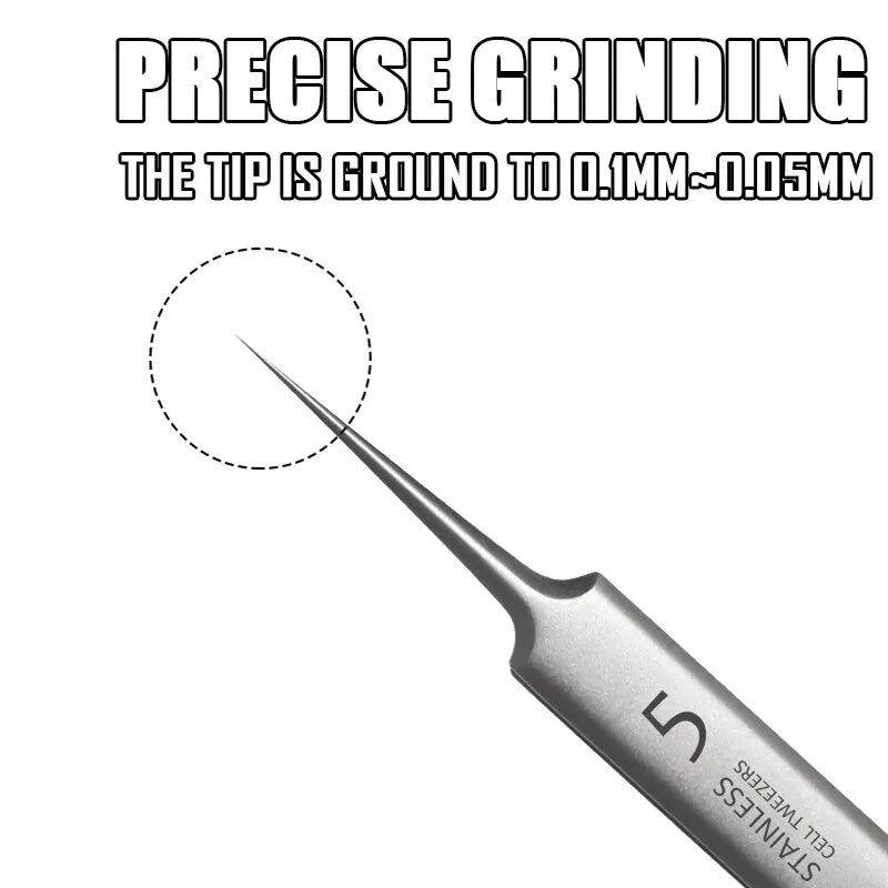 "Blackhead remover tool" "Acne treatment tools" "High-precision tweezers" "Stainless steel tweezers" "Blackhead extraction tool" "Professional facial tools""Health""Acne"