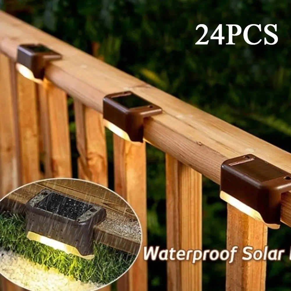 LED Solar Lamp Path Staircase Waterproof Outdoor Wall Light💡