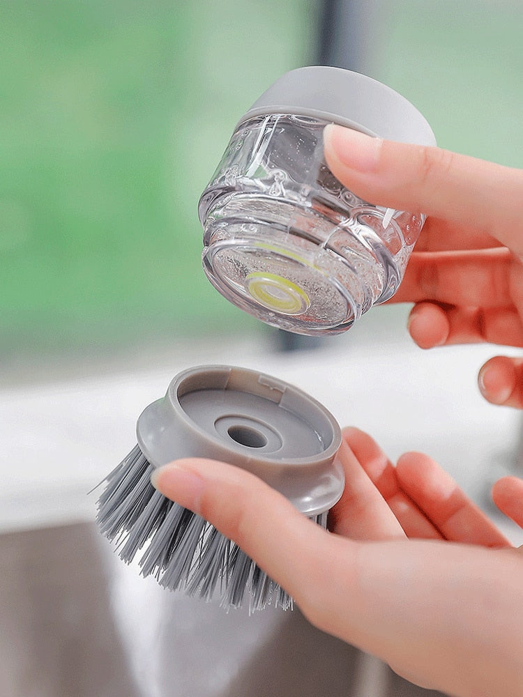 Multipurpose Cleaning Brush with Soap Dispenser